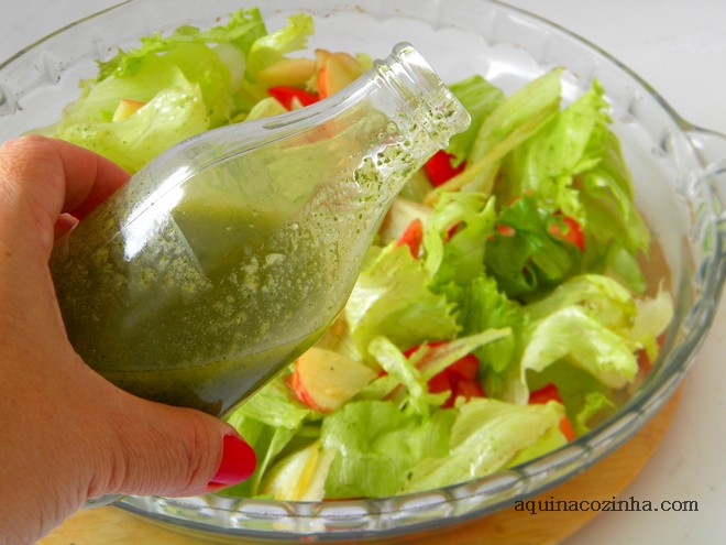 Molho de hortelã para salada (2)