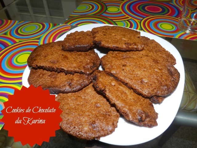 Cookies de chocolate da Karina 
