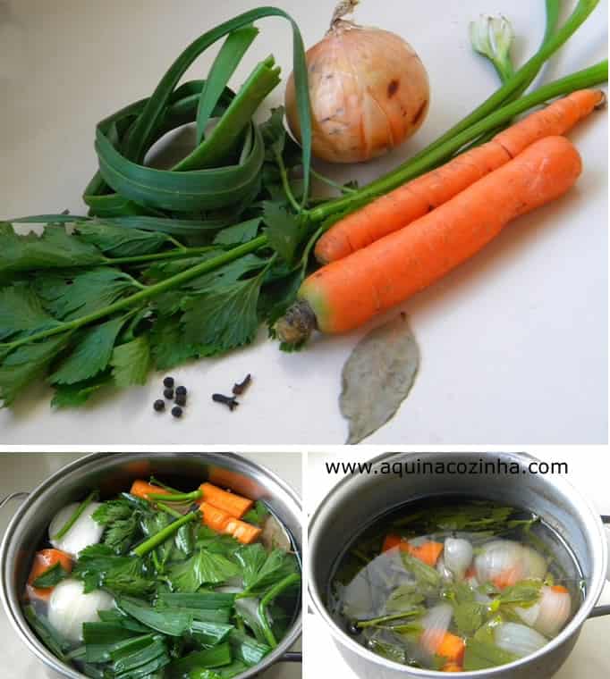 Caldo de legumes receita