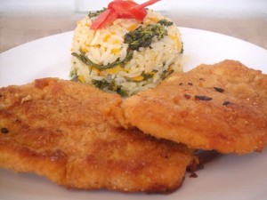 Frango a milanesa