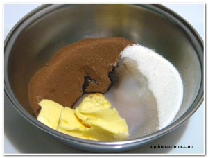calda de chocolate