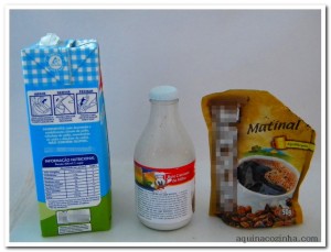 café com leite de coco