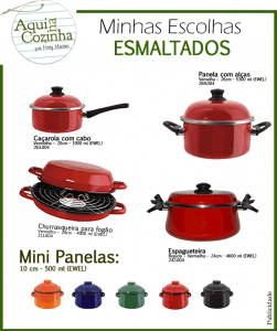 Panelas esmaltadas