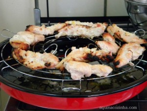Filé de Frango na Churrasqueira de Fogão