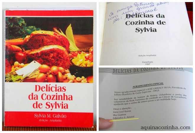 Delícias da Cozinha de Sylvia - Livro Culinário de Garanhuns