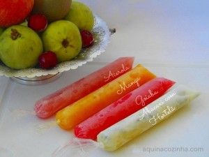 Receita de geladinho, sacolé, chup chup, gelinho ou flau