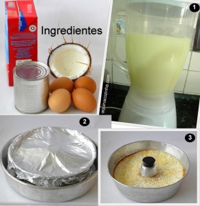 pudim de leite condensado com coco