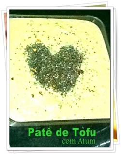 Pate de tofu com atum