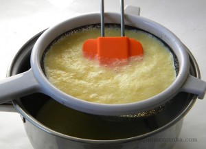bebida quente de milho