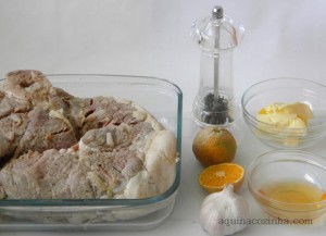 carne de porco assada