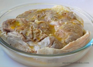 carne de porco assada