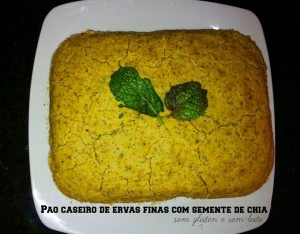 pão sem leite e sem gluten