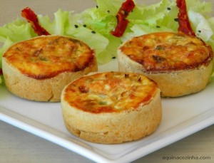 Receita de Quiche de Alho Poró