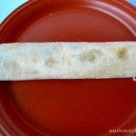 Receita de wrap feito com rúcula e tomate seco