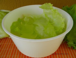 como lavar verduras