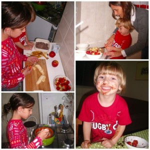 Fondue de chocolate