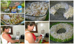 Receita de salada natalina