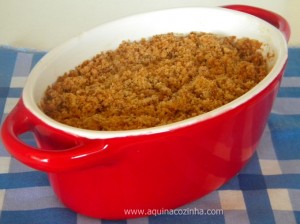 crumble sobremesa