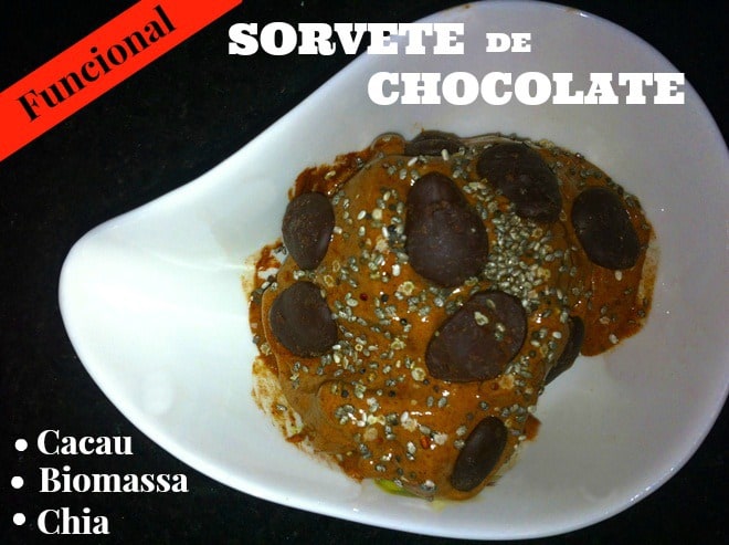 Sorvete Funcional de Chocolate