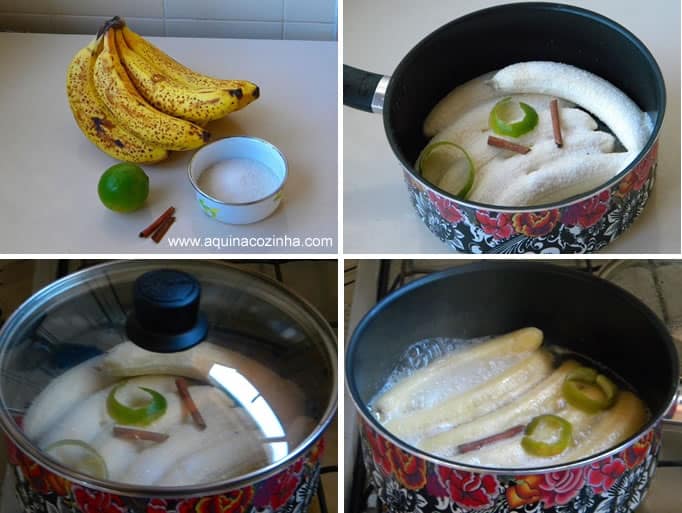 Como fazer banana abafada