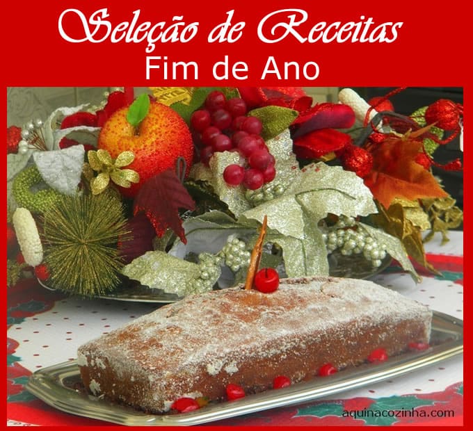 Seleção de receitas para o fim do ano