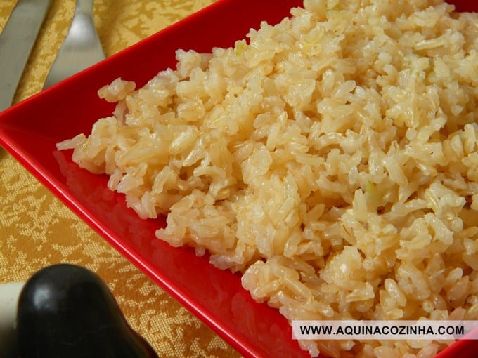 como fazer arroz integral