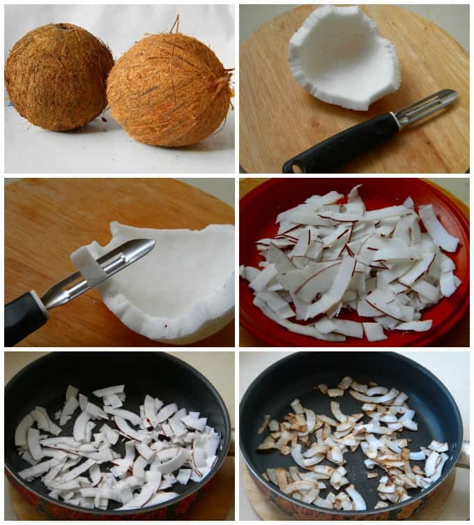 Como fazer fitas de coco