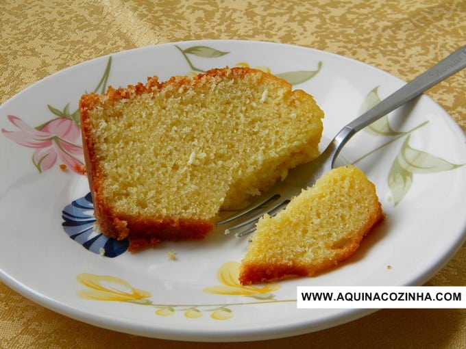 Bolo de fubá com leite de coco, Receita