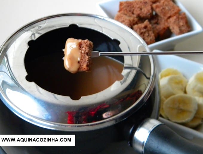 Fondue de doce de leite