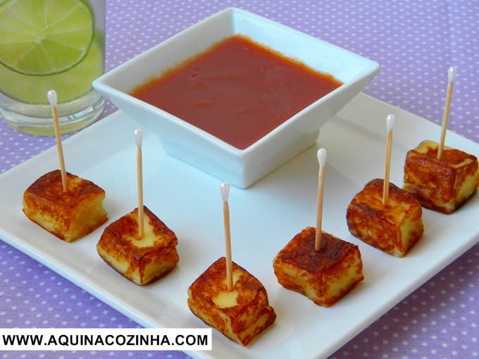 Queijo Coalho com Molho Agridoce de Goiabada