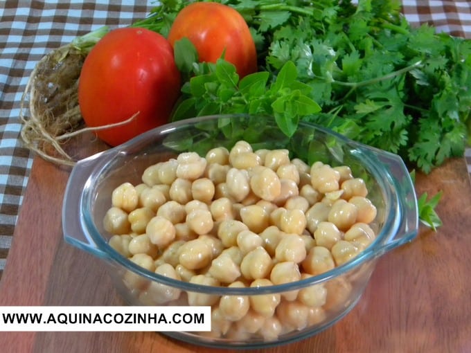 Como cozinhar grão de bico