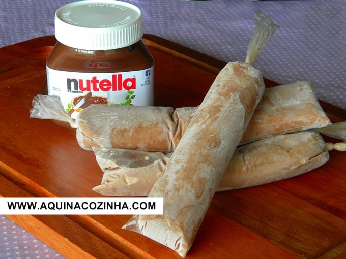 Geladinho de Nutella