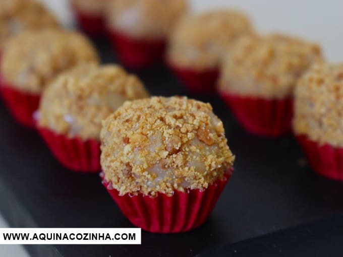 Brigadeiro de paçoca