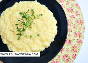 risoto de parmesão