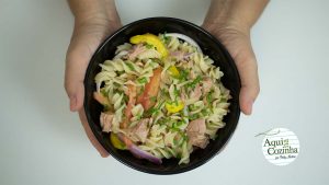 Salada Macarrão Atum