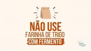 farinha de trigo com fermento